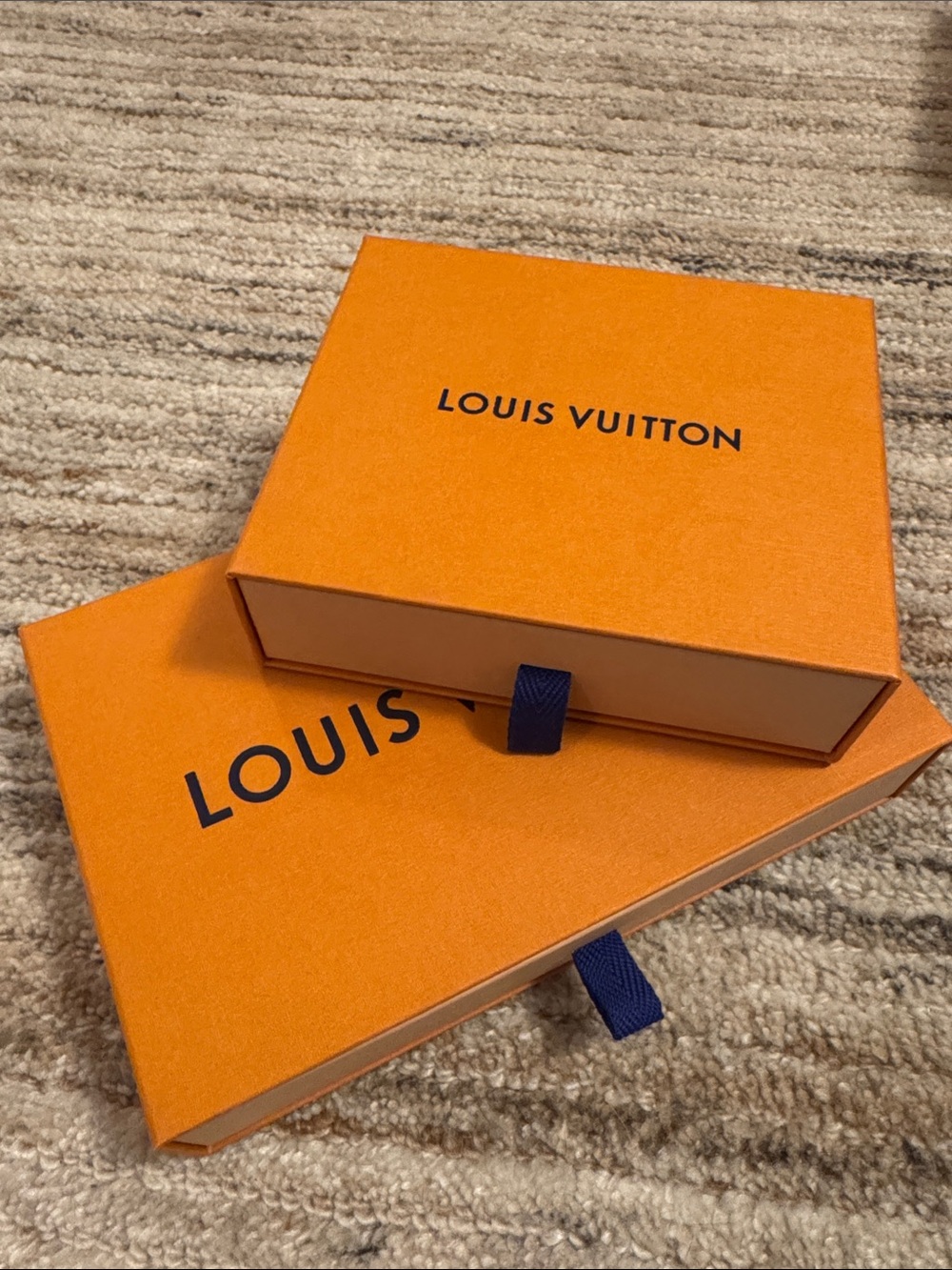 Louis Vuitton Orange and Navy Gift Box Set
